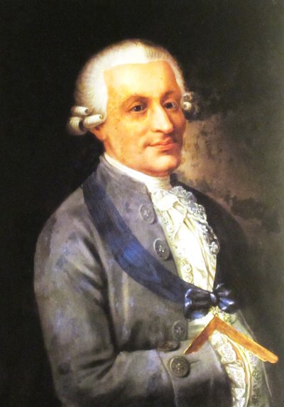Retrato de Johann Carl Dähnert (1719-1785) de Georg David Matthieu